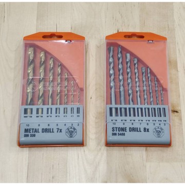 【多功能鑽頭組】金屬鑽頭組7入 石材鑽頭組8入 電鑽鑽頭 工具組 鑽牆 鑽鐵 鑽水泥 五金DIY必備