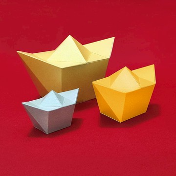 3D紙模型-DIY動手做-節日系列-金銀元寶-年節招財-需滿150才出貨