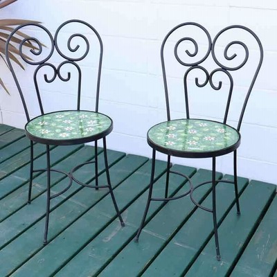 イタリア ガーデンテーブルセット 3点 デイジー 39cm ニーノ