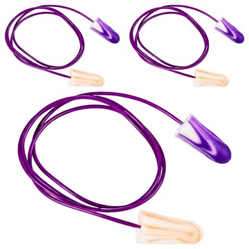 MOLDEX 靜音耳塞 炫彩帶線版 6654  1組  3個裝