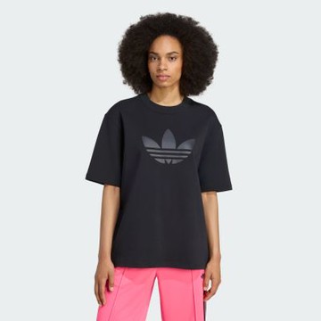 Adidas 愛迪達 Spacer Trf Tee JV9640 女 T恤 運動上衣 休閒短袖 黑 亞版