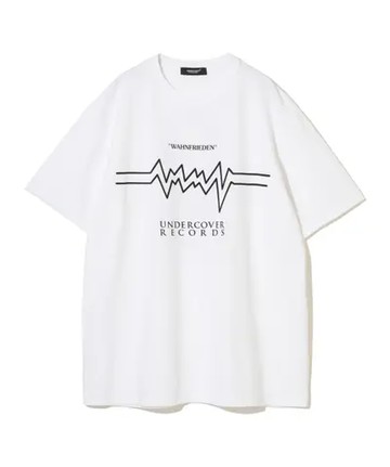 特色印花短袖圓領TEE(白)