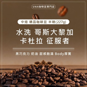 【烘焙前後人工挑除瑕疵豆】哥斯大黎加 征服者 咖啡豆 半磅 227g 浸泡式咖啡包