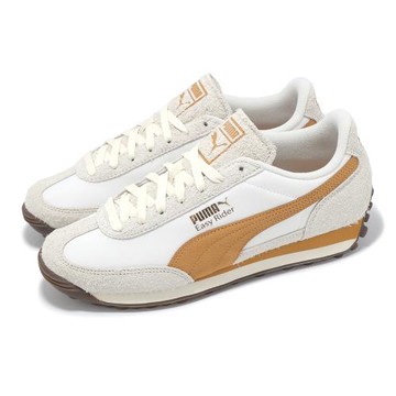 Puma 休閒鞋 Easy Rider Nylon 男鞋 女鞋 白 土黃 復古 膠底 麂皮 尼龍 39966102