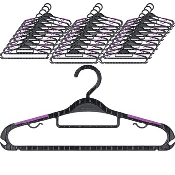博納爾簡約防滑衣架  50個  紫色