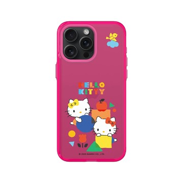 iPhone 15 Pro Max Clear 粉漾桃 - 三麗鷗-Hello Kitty - 堆積木時間