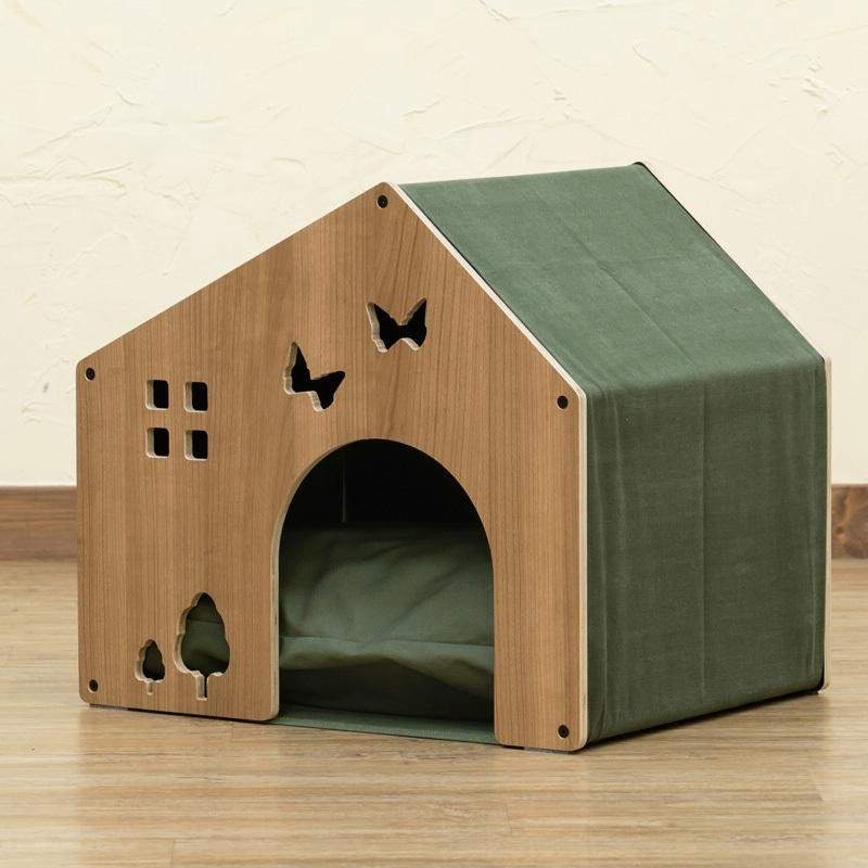 ペットハウス 犬 犬小屋 室内犬 洗える クッション 天然木 おしゃれ かわいい 家具 猫 通販 Lineポイント最大0 5 Get Lineショッピング