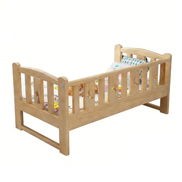 【HABABY 環安家居】無毒家具製造商 松木實木拼接床 標準單人 長196寬100高40 三面無梯款(延伸床、床邊床、嬰兒床、兒童床)三面無梯款-長196x寬100x高40