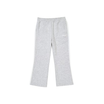 FILA KIDS 女童針織長褲-麻灰 5PNZ-8711-MY