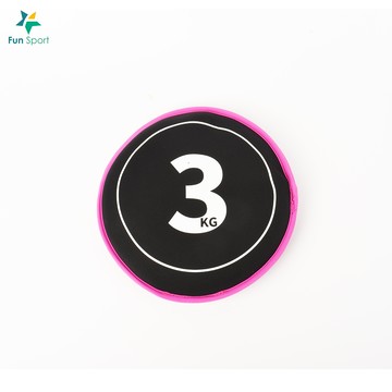 小飛碟運動沙包Sand Bell-3KG（健身沙鈴/軟沙袋/飛碟沙包/重量訓練）Fun Sport