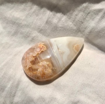 馬達加斯加 纏絲 櫻花瑪瑙 爆晶 菜園子 成形花吊墮 吊咀 Flower