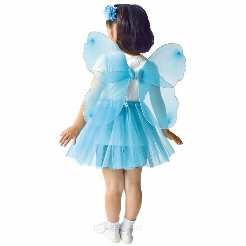 訳あり フェアリー 羽 蝶々 子供大人 コスプレ 3点セット