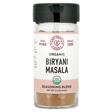 Pure Indian Foods, 有機印度香飯瑪莎拉，2.2 盎司（62 克）