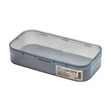 生活King 505日光收納盒 PP聚丙烯材質 22.8x11.7x5cm 台灣製  黑色  1組