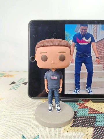 【客製化3D人像公仔】訂製手工Funko Pop男生朋友老公生日禮物