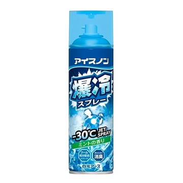 Hakugen Earth 白元 Ice non 爆冷衣物涼感噴霧 JET Spray 薄荷香 淨化汗臭 消臭  330ml  1瓶