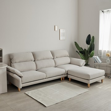 展示品 克里斯北歐風沙發+腳椅  完美主義【Y0094】