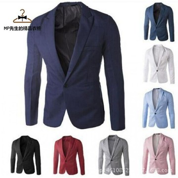 【mp先生】西裝外套男 外貿批發士長年有貨修身小西服式休閑小潮跨境  男生外套 休閒西裝 韓版西裝 西裝男 薄西