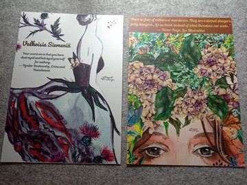 預購款   A Feast of Literature and Visual Art 畫冊款貼紙