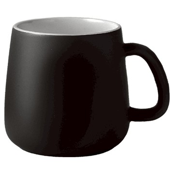 消光馬克杯 Set 2入 陶瓷 容量約300ml  質感黑  1組