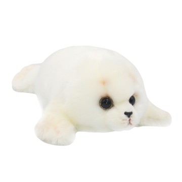 Mingle-ler 棉花糖海豹寶寶絨毛娃娃  28cm  混和顏色  1個