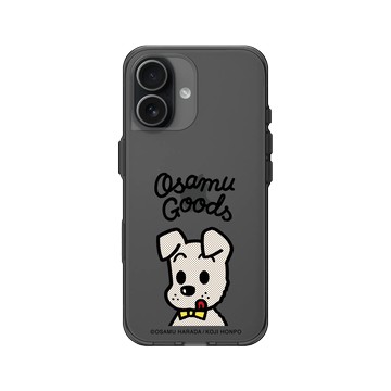 iPhone 17 Clear (相機按鈕) 酷墨灰 - OSAMU GOODS - 經典系列-DOG