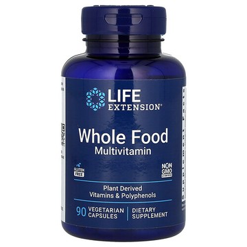 Life Extension, 植物基多維生素，90 粒素食膠囊