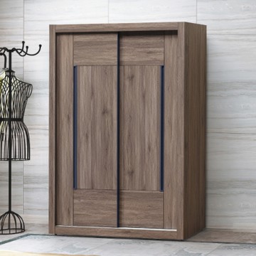 MUNA家居 鋼刷灰橡木5X7尺衣櫃(153)(另有白梣木色) 142X60X209cm