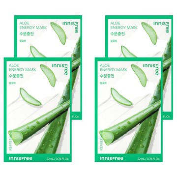 INNISFREE 我的真萃能量面膜 蘆薈款  1片  4包