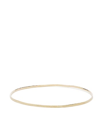 Wouters & Hendrix Gold - 18kt gold hammered bangle - women - 18kt Yellow Gold - M