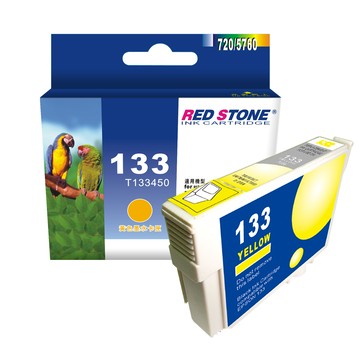 RED STONE for EPSON NO.133/T133450墨水匣(黃色)