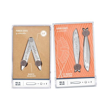 【集購】Wurkin Stiffs｜不鏽鋼襯衫領撐片（組合款）