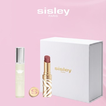 Line禮物獨家💝【Sisley】植物閃耀水潤光唇膏香氛禮盒 贈伊莉亞香水10ml