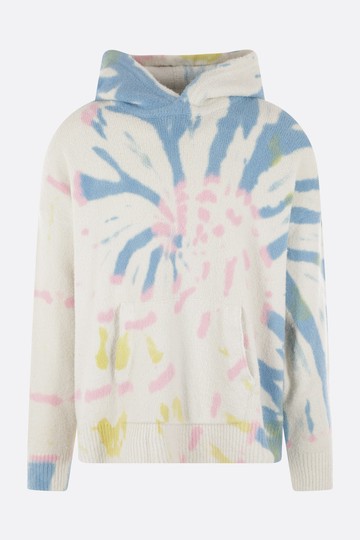 PALM ANGELS cotton blend knit oversized hoodie Man