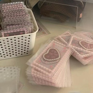 🔥臺灣出貨 M5愛心波點分隔板韓系ins高顏值亞克力手賬diy裝飾活頁替芯內頁板