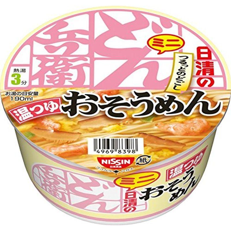 日清食品 どん兵衛 温つゆおそうめんミニ 35g×12個