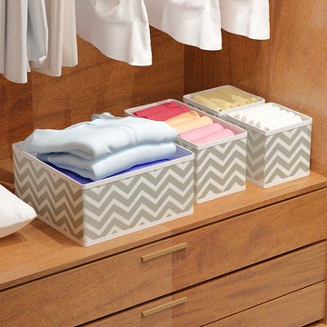 可整理箱衣衣服宿舍收納衣物箱防潮小號柜內折疊儲物箱布藝兒童裝