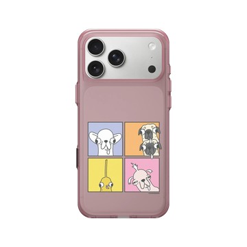 iPhone 17 Pro Max Clear (相機按鈕) 晶醺玫 - Godgwawa 變種吉娃娃 - 頂吉四格