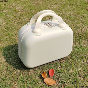 超實惠一 化妝箱 手提箱 旅行箱手提化妝箱14寸化妝包手提箱便攜收納小旅行箱伴手禮新款圖案定製