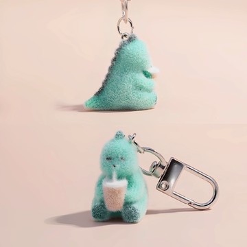 ｜OSEWAYA｜ 逗趣造型吊飾 植絨 恐龍 海獺 麵包 動物 鑰匙圈 日本飾品