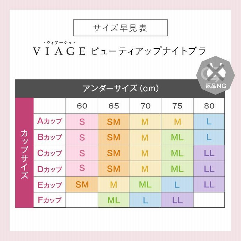 ナイトブラ VIAGE 【公式】 【2枚セット】ブラジャー ノンワイヤー VIAGE ビューティアップ ナイトブラ ヴィアージュ ビアージュ |  LINEブランドカタログ