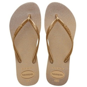 havaianas 哈瓦士 巴西人字拖 兒童款 Slim gross 金 涼鞋 拖鞋 夾腳拖 海灘鞋【南風百貨】