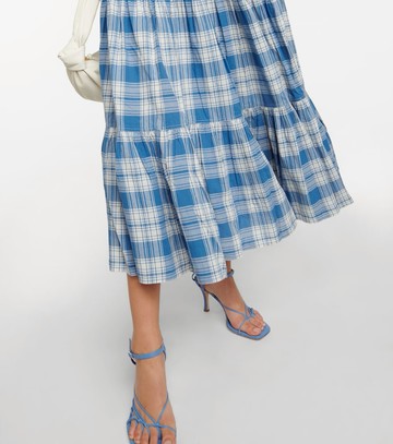 Polo Ralph Lauren Checked cotton maxi dress