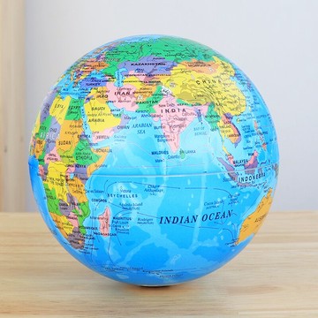 創意永動機儀發光自轉不停止地球儀辦公室桌擺件禮品男女生日禮物