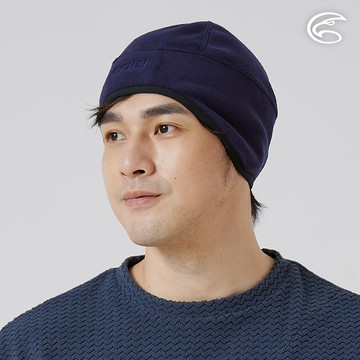 ADISI 雙層超細纖維抗風護耳保暖帽 AH25051 青黛藍