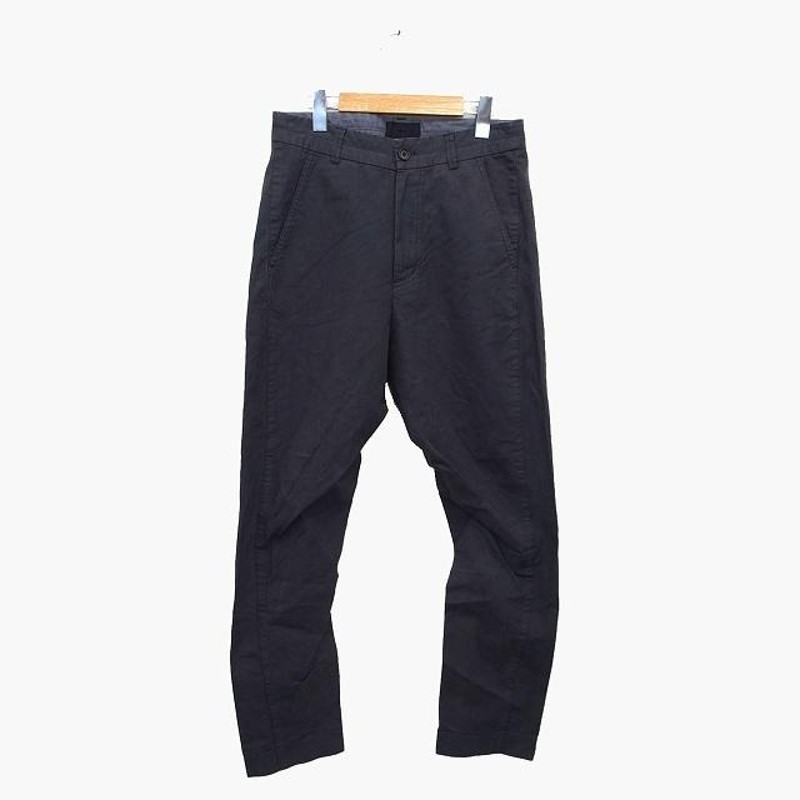 パドカレ pas de calais テーパード パンツ コットン 綿 総柄 36