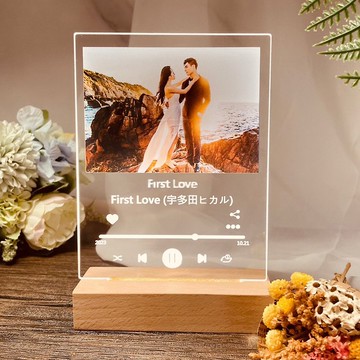 【M.U工坊】訂製夜燈/照片夜燈/壓克力夜燈/婚禮禮物/閨蜜禮物