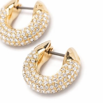 Swarovski クリスタルフープピアス5636530 ゴールド