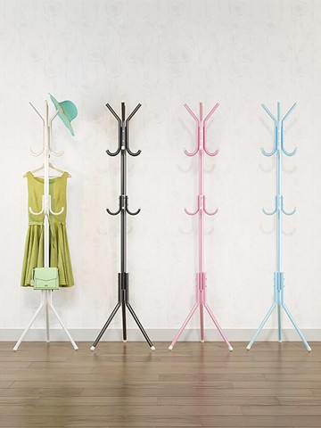 衣帽架 鐵藝衣帽架落地掛衣架簡易衣服臥室家用置物收納簡約現代掛衣架子【MJ17392】