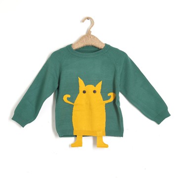 BIR童裝 | 小怪獸圓領毛衣